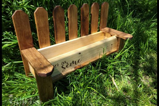 Jardiniere Banc • 49.00€ • © AHM Créations