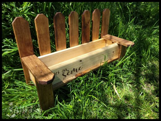 Jardiniere Banc • 49.00€ • © AHM Créations