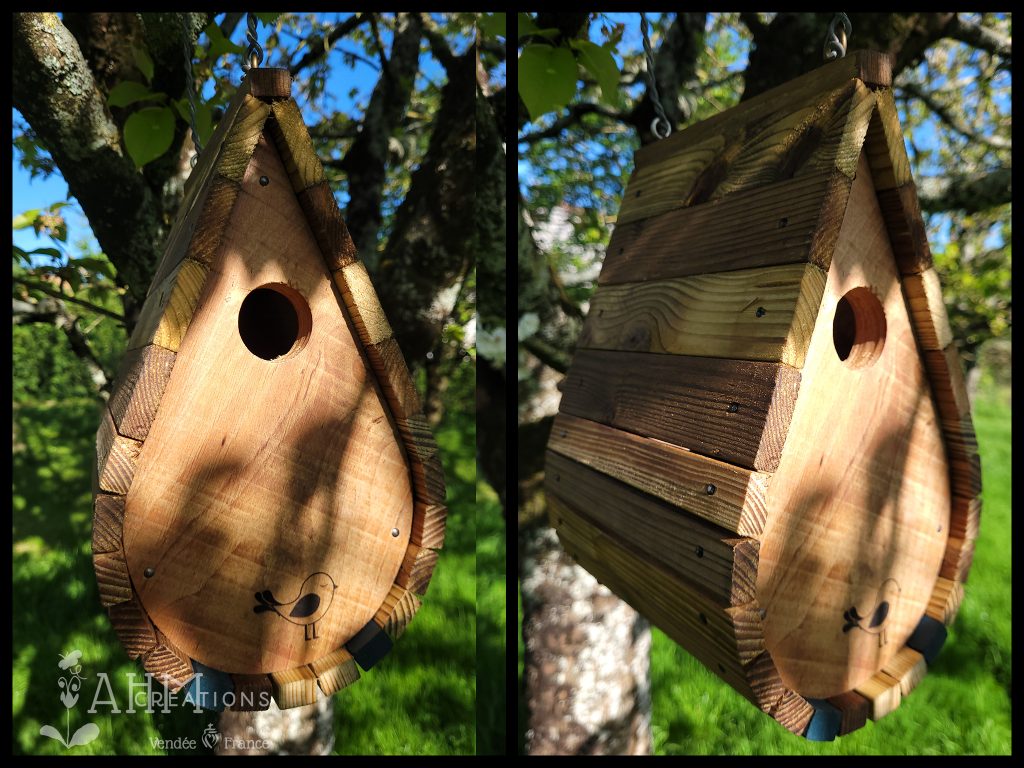 Nichoir Oiseaux - Gout Pluie • 89.00€ • © AHM Créations