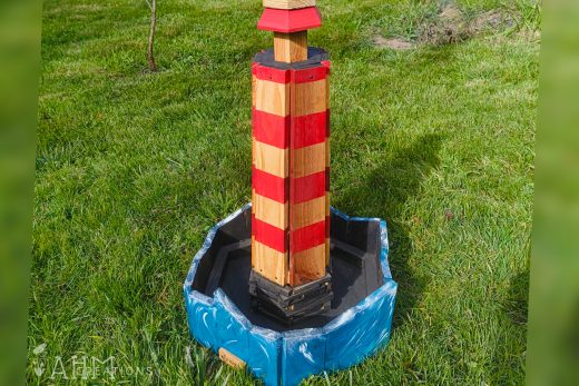Jardiniere Phare - Rouge • 140.00€ • © AHM Créations
