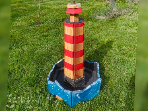 Jardiniere Phare - Rouge • 140.00€ • © AHM Créations