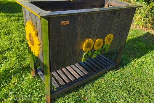 Jardiniere sur Pieds - Tournesol • 250.00€ • © AHM Créations