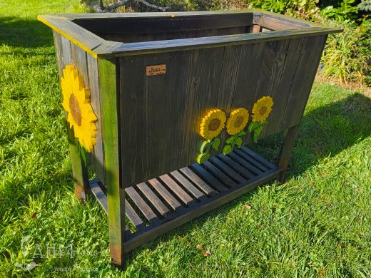 Jardiniere sur Pieds - Tournesol • 250.00€ • © AHM Créations