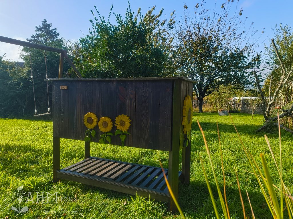 Jardiniere sur Pieds - Tournesol • 250.00€ • © AHM Créations